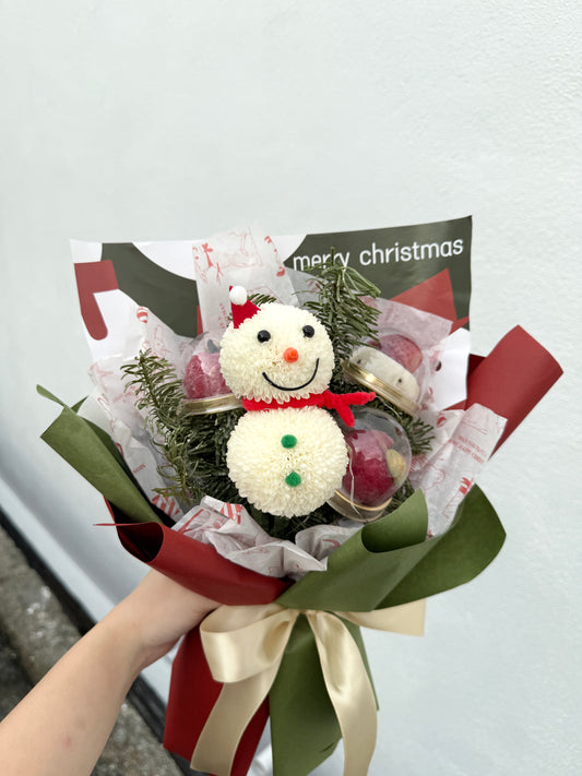 [X'mas specials] QQ Snowman bouquet